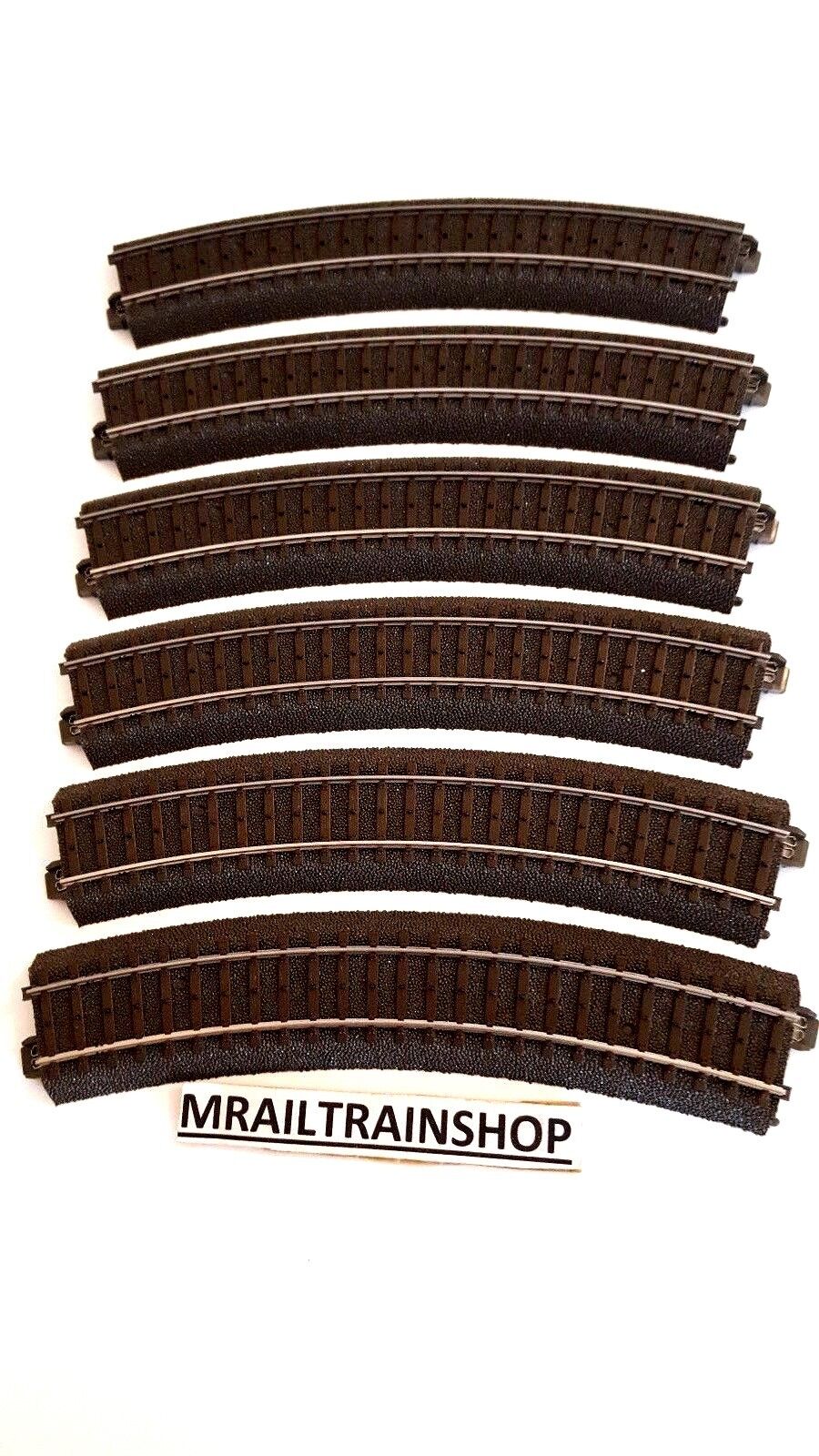 24130 MARKLIN- 6x Gebogen C-rails radius =360 mm/C-Voies courbes NEW (A2200532)