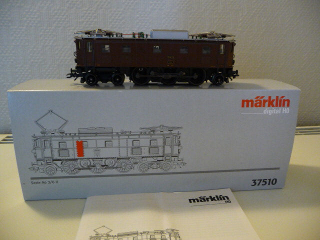 37510 MÄRKLIN HO - Zwitserse E-Lok /Suisse E-Loc SBB/CFF OVP (E2200023)