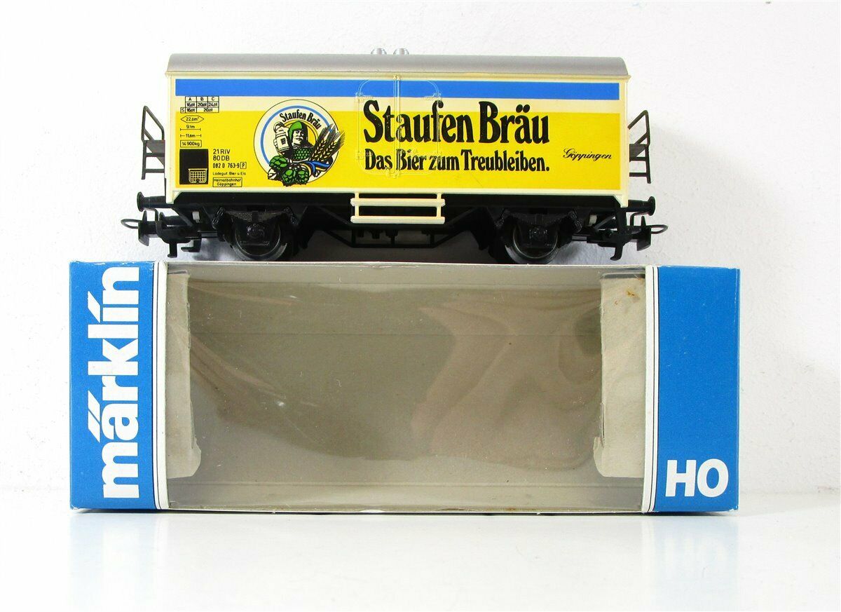 4429 MÄRKLIN – Bierwagen Staufen Brau/Wagon biere Staufen Brau OVP (C2100002)