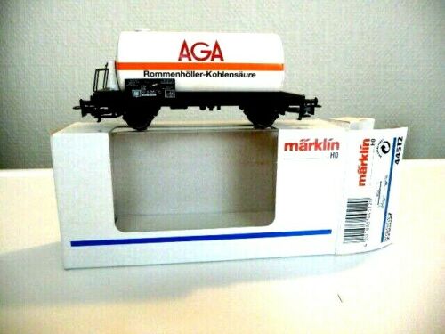 44512 MARKLIN HO - Ketelwagen AGA/Wagon citerne AGA Maerklin OVP (C2100574)