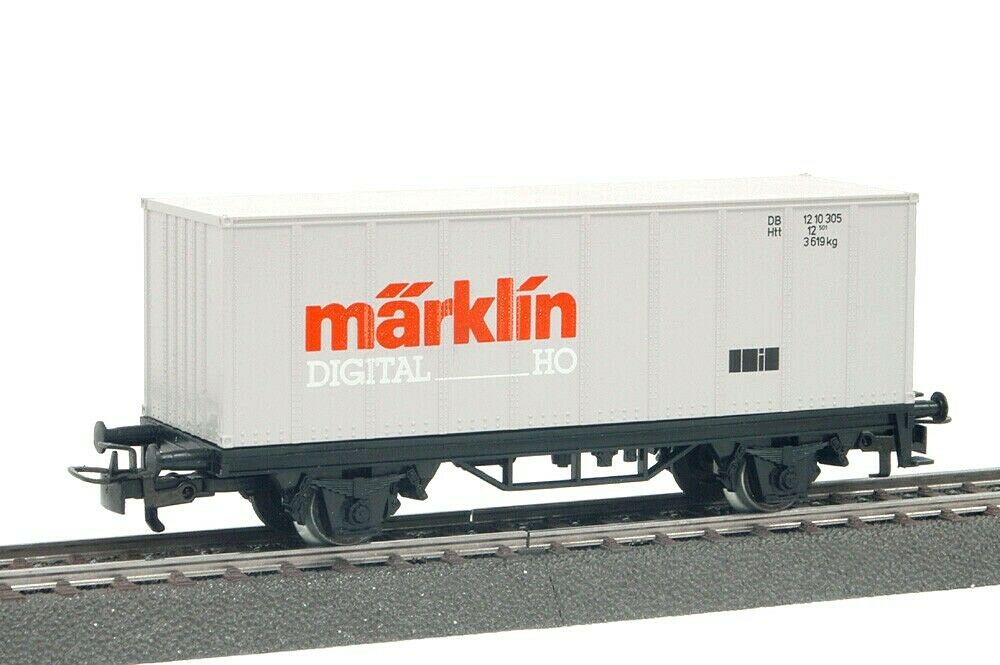 4481 MÄRKLIN HO – Containerwagen "Marklin"/Wagon container"Marklin" (E2100811)