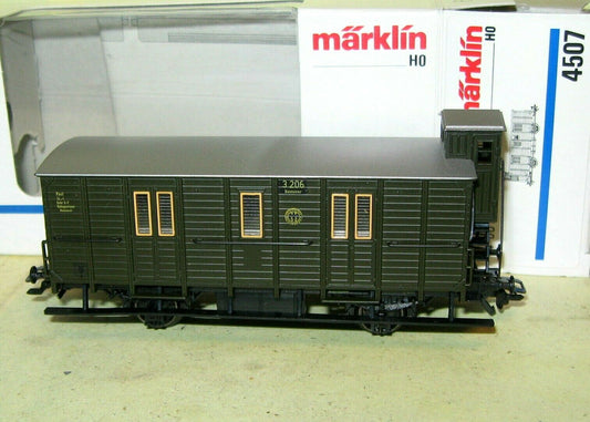 4507 Märklin HO - Postwagen/Voiture post OVP du DR (E1901561)