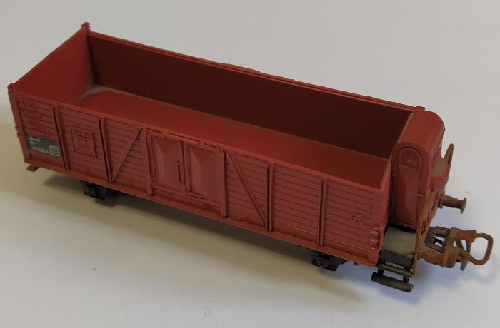 4601 MÄRKLIN HO – Open goederenwagen + remmershuis/Wagon ouvert (E2101691)