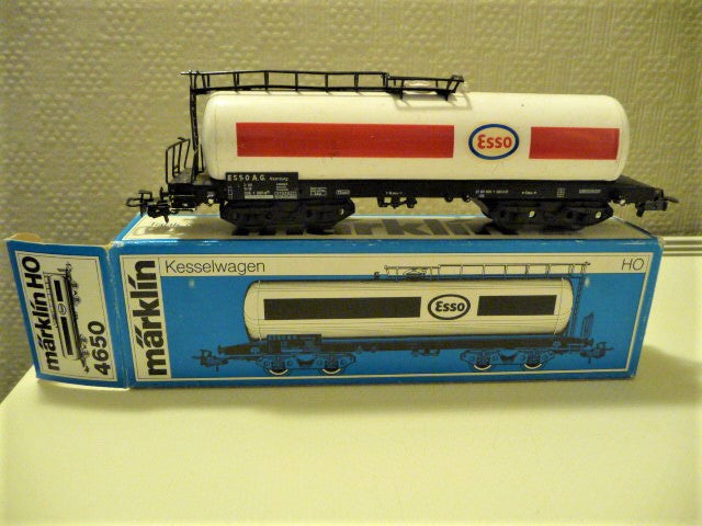 4650 Märklin HO Grote Ketelwagen ESSO/Grand Wagon Citerne ESSO OVP (E1900847)