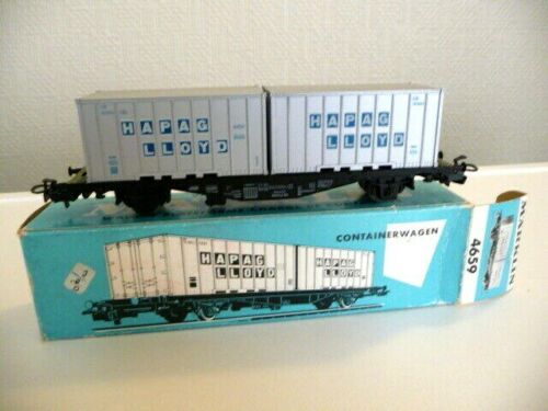 4659 MÄRKLIN HO – Containerwagen "Hapag Loyd"/Wagon container OVP (C2102061)