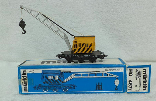 4671 Marklin HO - Kraanwagen/Wagon grue OVP (C2100692)