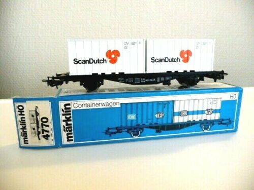 4770 MÄRKLIN HO – Containerwagen "Scan Dutch"/Wagon container OVP (C2102067)