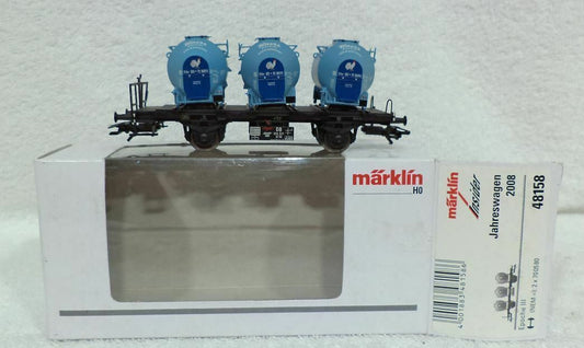 48158 MÄRKLIN HO – Containerwagen "Knor"/Wagon container"Knorr" OVP (C2100689)