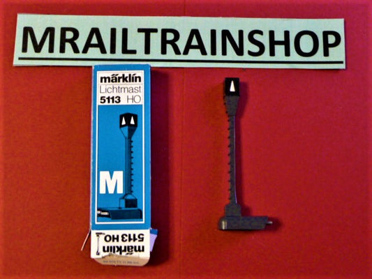 5113 MARKLIN HO-1 X LICHTMAST ONTKOPPELRAIL/MAT ECLAIRE OVP MAERKLIN (B2200426)