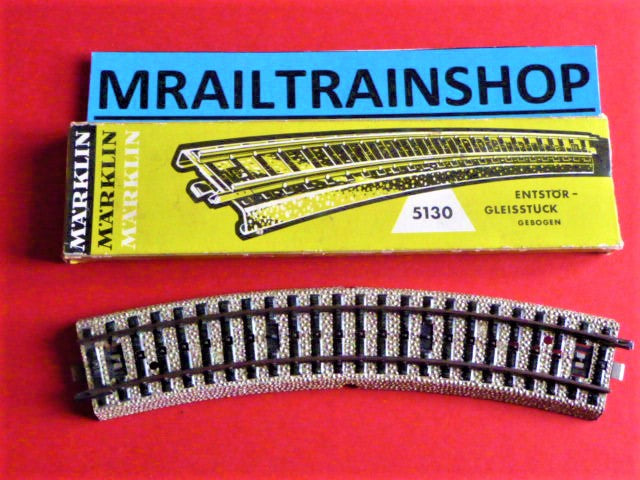 5130 MARKLIN - 1 x VOIE ANTI PARASITE/GEBOGEN ONTSTORINGSRAIL OVP MÄERKLIN(D2101083))