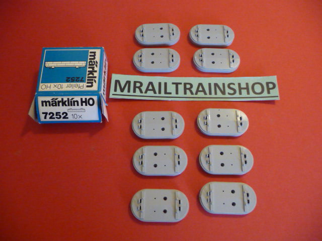 7252 MARKLIN HO - 10 X BRUGPIJLER 3 CM/PYLONE POUR PONT OVP MAERKLIN (B2200615