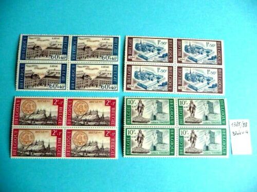 COB 1385/88 Blok x 4 - Belgie - Belgique -Postzegels - Timbres postfris/Neuf **