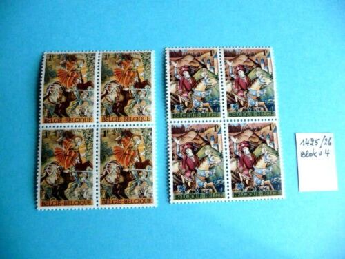 COB 1425/26 Blok x 4 - Belgie - Belgique - Postzegels- Timbres postfris/Neuf **