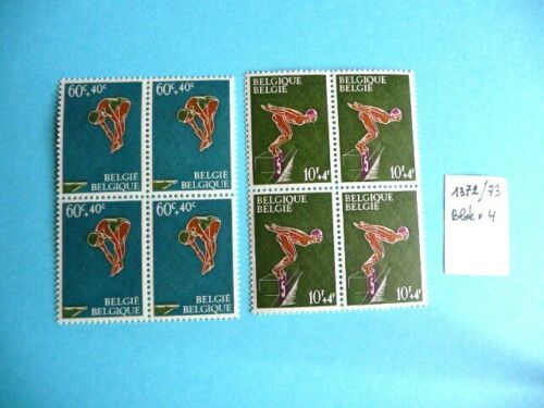 COB 1372/73 Blok x 4 - Belgie - Belgique - Postzegels- Timbres postfris/Neuf **