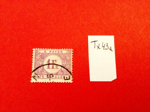 COB TX 43a - Strafportzegels/Timbres taxe Gestempeld/avec cachet *