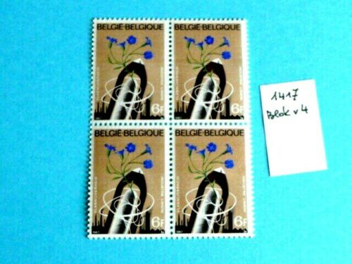 COB 1417 Blok x 4 - Belgie - Belgique - Postzegels - Timbres postfris/Neuf **