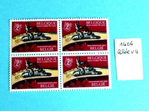 COB 1406 Blok x 4 - Belgie - Belgique -Postzegels - Timbres postfris/Neuf **