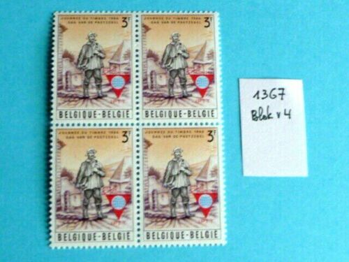 COB 1367 Blok x 4 - Belgie - Belgique -Postzegels - Timbres postfris/Neuf **