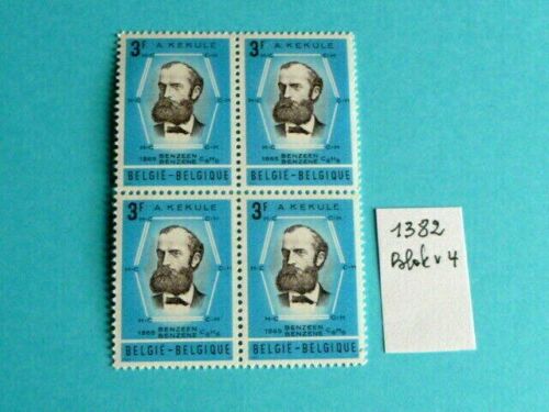 COB 1382 Blok x 4 - Belgie - Belgique -Postzegels - Timbres postfris/Neuf **