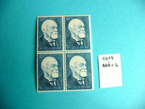 COB 1414 Blok x 4 - Belgie - Belgique - Postzegels- Timbres postfris/Neuf **