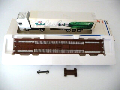 4741 MÄRKLIN HO– Lagevloerwagen/Low Floor wagen + kamion Grolsch OVP(E2200384)