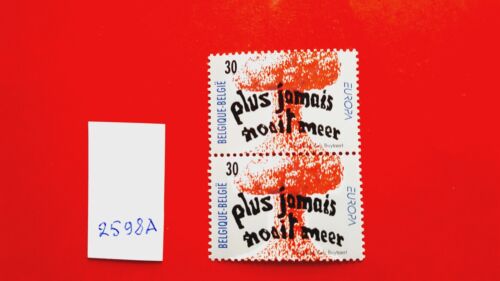 2598A Belgie beelddoorlopers/Belgique Paire verticale postfris/Neuf **