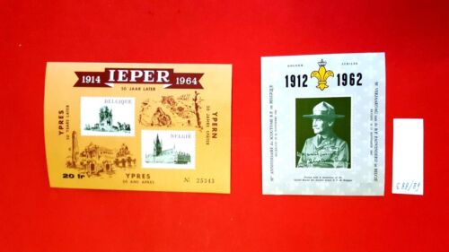 COB E88/89 Erinofilie Ieper + Scouting nieuw/neuf **